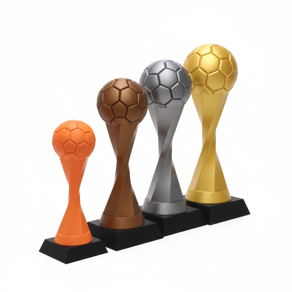 Troféus de futebol em taça - packshot